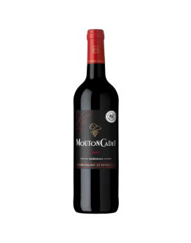 Baron Philippe de Rothschild Mouton Cadet Rouge Wein (HVE 3 zertifiziert) AOC Bordeaux 2021 1,5l 13,5%