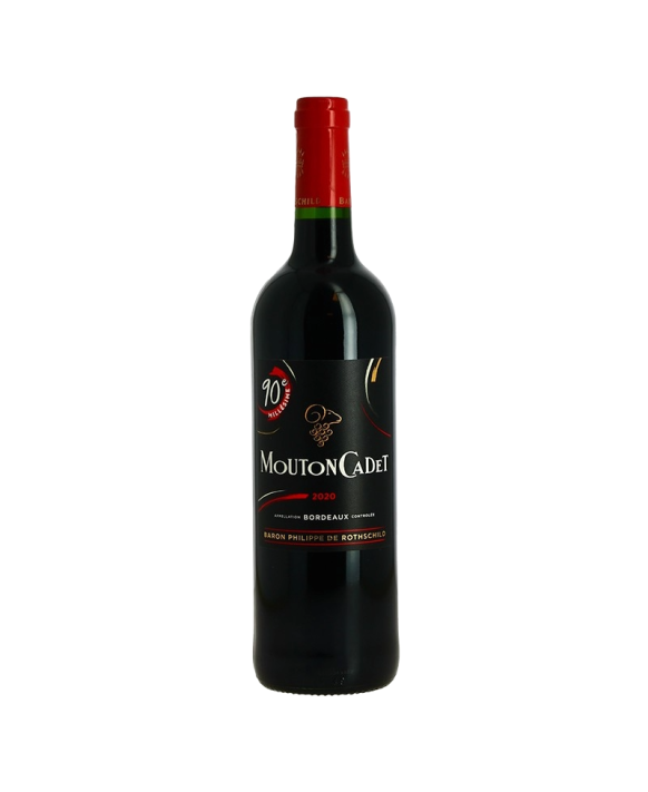 Vin Baron Philippe de Rothschild Mouton Cadet Rouge Héritage (certifié HVE 3) AOC Bordeaux 2020 75cl 14%