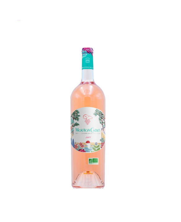 Vin Baron Philippe de Rothschild Mouton Cadet Rosé Bio AOC Bordeaux 2022 1,5l 12,5%