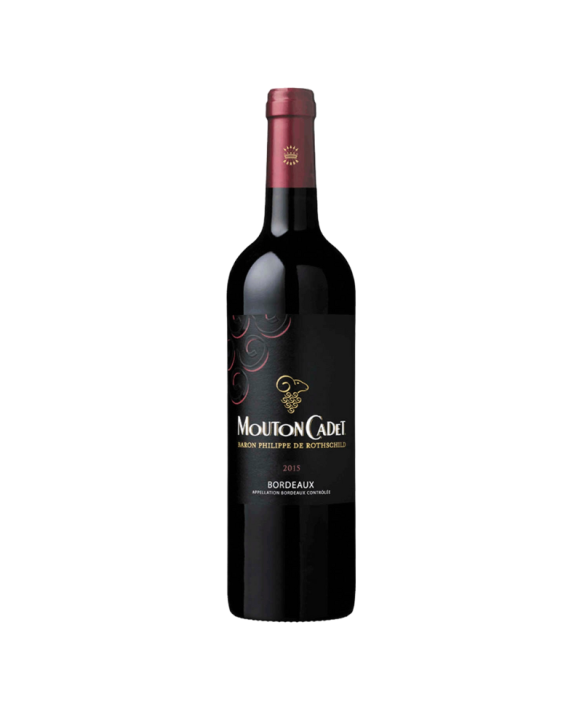 Vin Baron Philippe de Rothschild Mouton Cadet Rouge CB de 6 bouteilles Glissière AOC Bordeaux 2021 75cl 14%