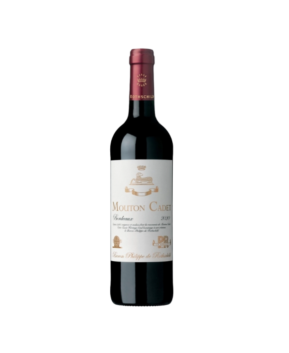 Baron Philippe de Rothschild Mouton Cadet Rouge Héritage Wein + AOC Bordeaux Kiste 2020 75cl 14%