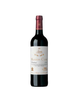 Vin Baron Philippe de Rothschild Mouton Cadet Rouge Héritage + étui AOC Bordeaux 2020 75cl 14%