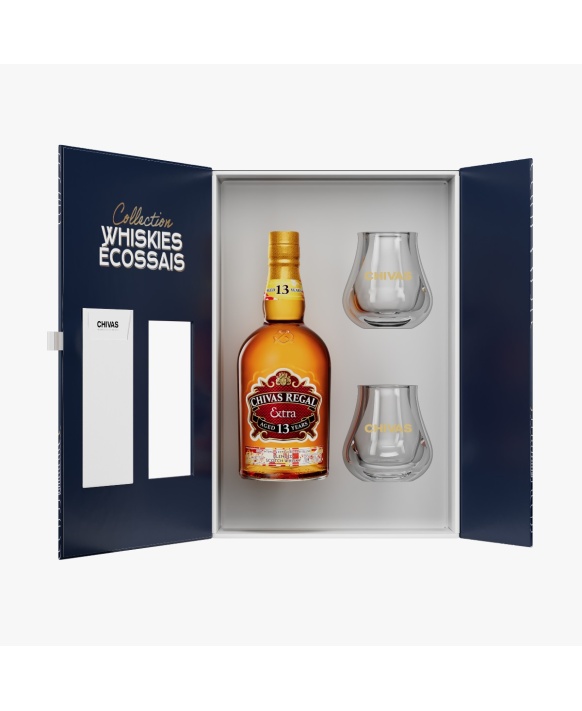 CHIVAS 13 Jahre FINISH TEQUILA + 2 Gläser 70cl 40%