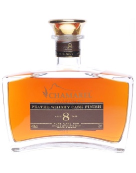 Chamarel Xo Peated Whisky Finish Old Rum 70cl 45%