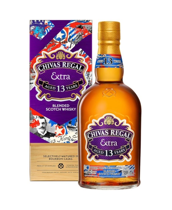 CHIVAS 13 Jahre FINISH BOURBON + 2 Gläser 70cl 40%