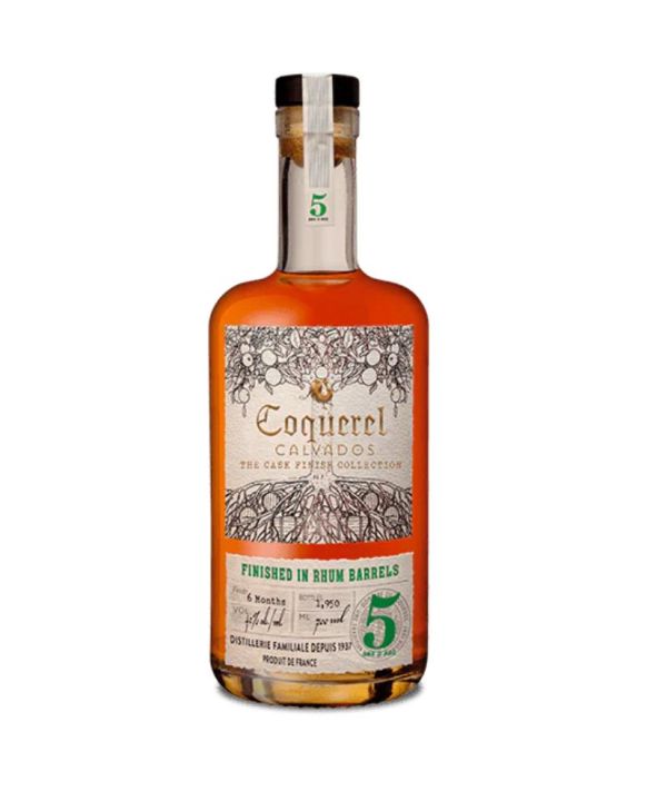 Eau de vie Calvados 5 Ans Finition Rhum 70cl 41%