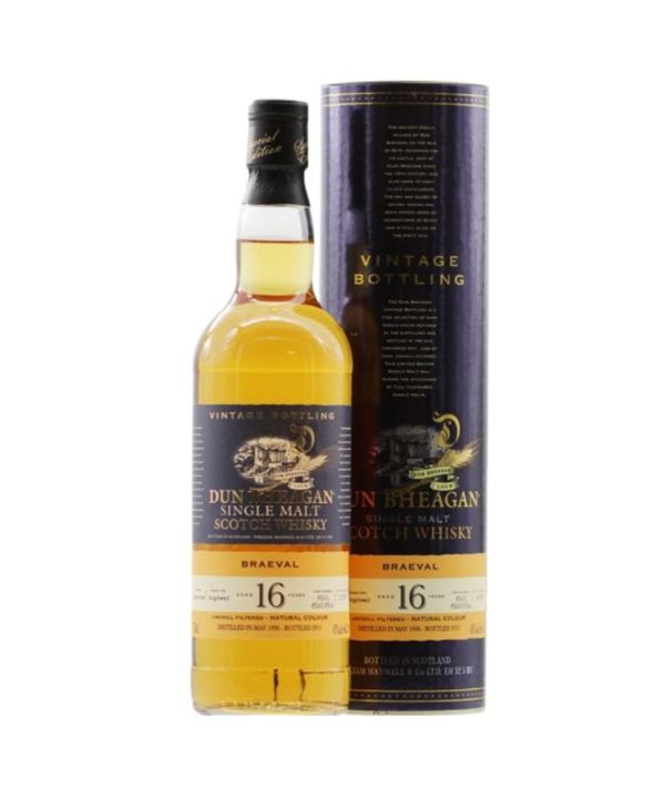 Dun Bheagan Braeval 1996 16 Ans 70cl 43%