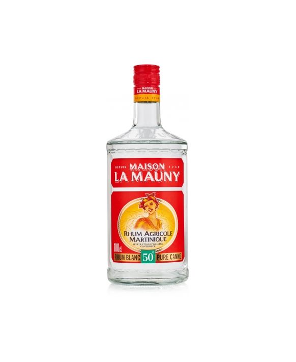 La Mauny House Rum White Agricole Rum 1l 50%